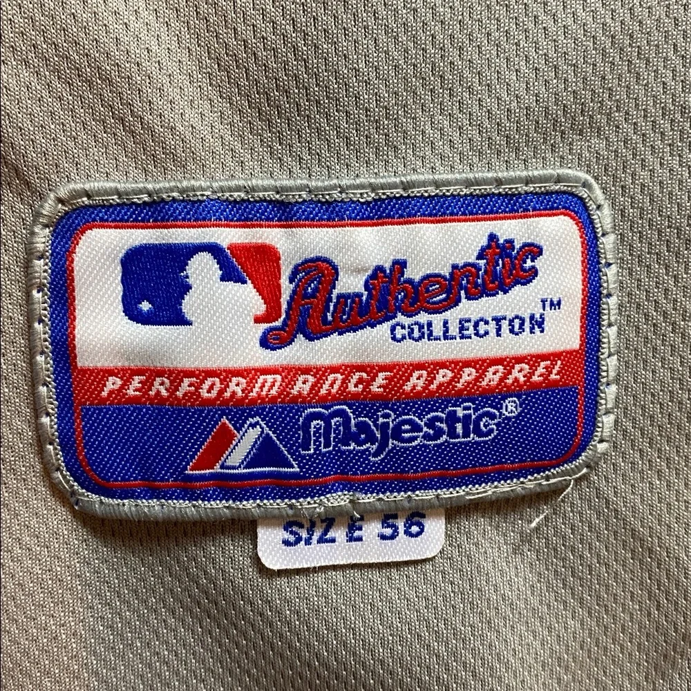 Majestic Madison bumgarder Gray Giants size 56 Baseball Jersey